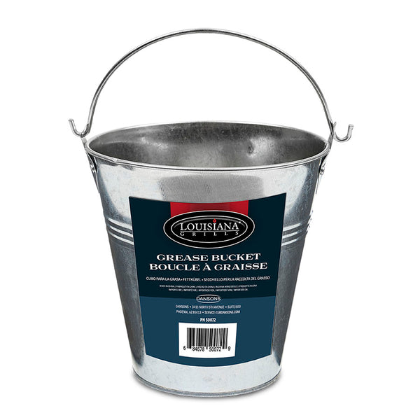 Louisiana Grills steel grease bucket replacement for wood pellet grills accessories and upgrades