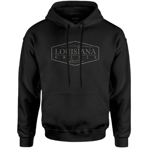 Louisiana Grills Black Picture Logo Hoody Unisex Louisiana